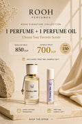 One perfume 50ml + One perfume oil